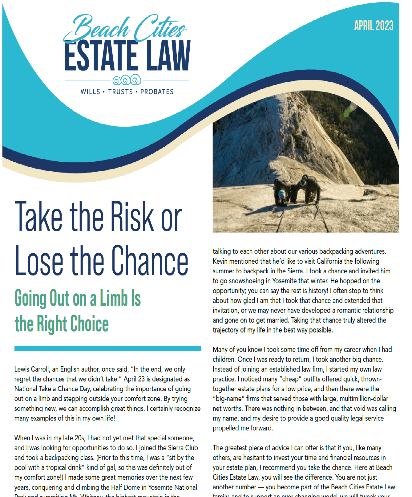 April 2023 Newsletter